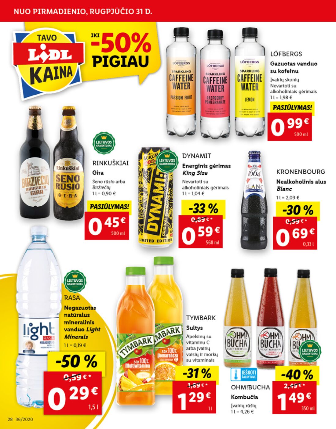Lidl savaitinis leidinys akcijos nuo 
  2020-08-31 iki 
  2020-09-06 | Leidinukas.lt puslapis 28