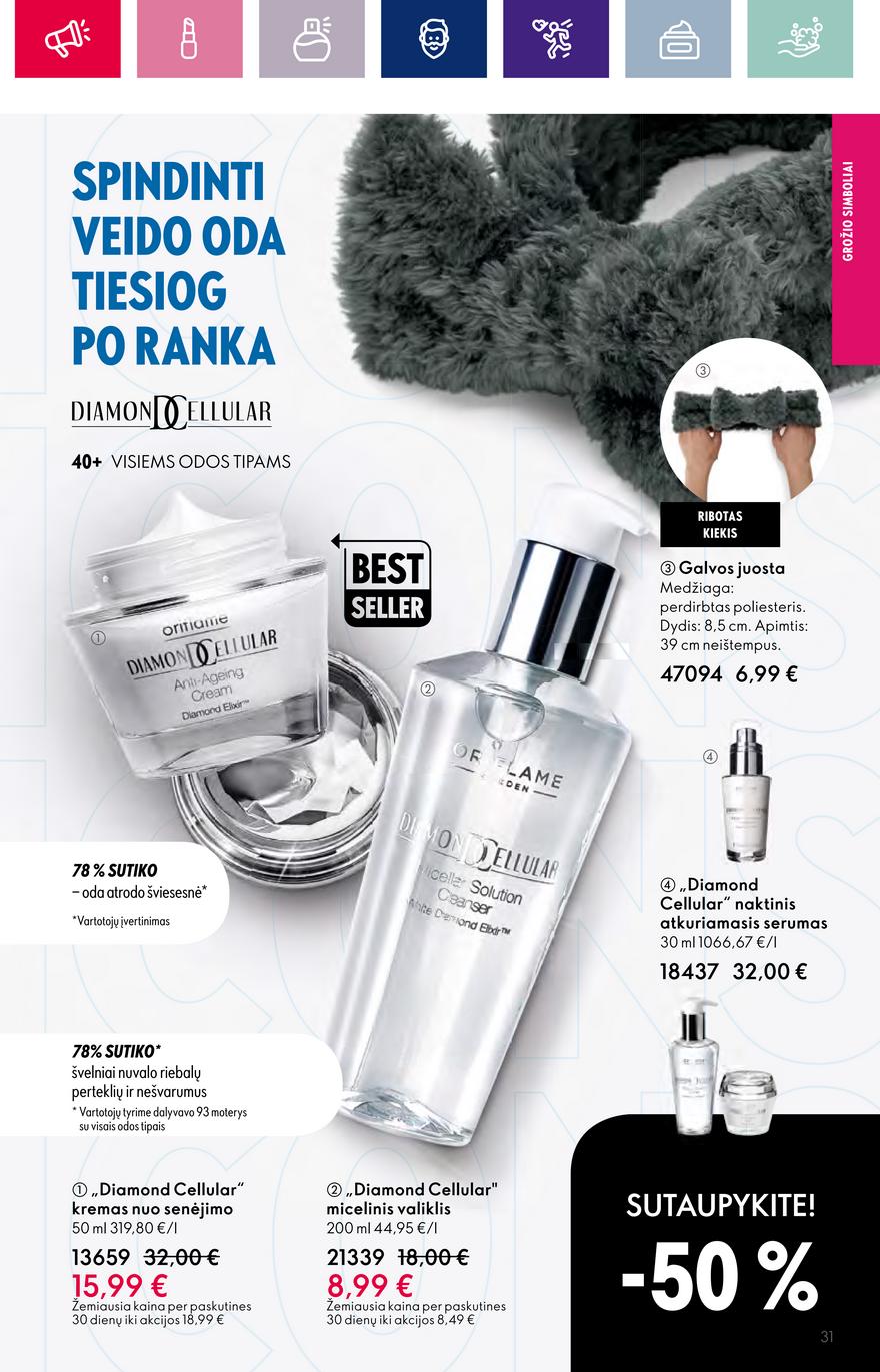 Oriflame katalogas akcijos nuo 
  2023-10-04 iki 
  2023-11-01 | Leidinukas.lt puslapis 31