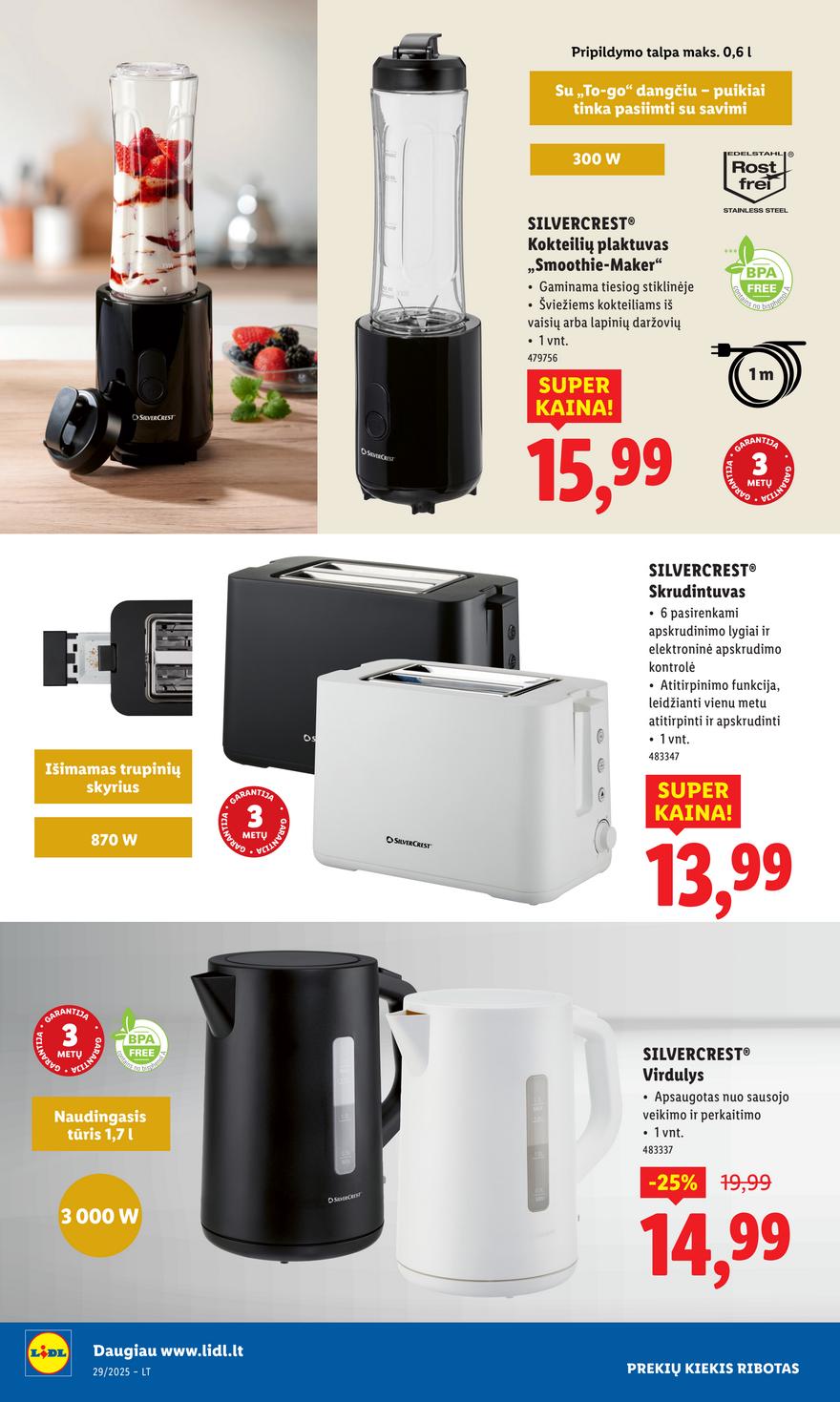 Lidl ne maisto leidinys akcijos nuo 
  2025-07-14 iki 
  2025-07-20 | Leidinukas.lt puslapis 10