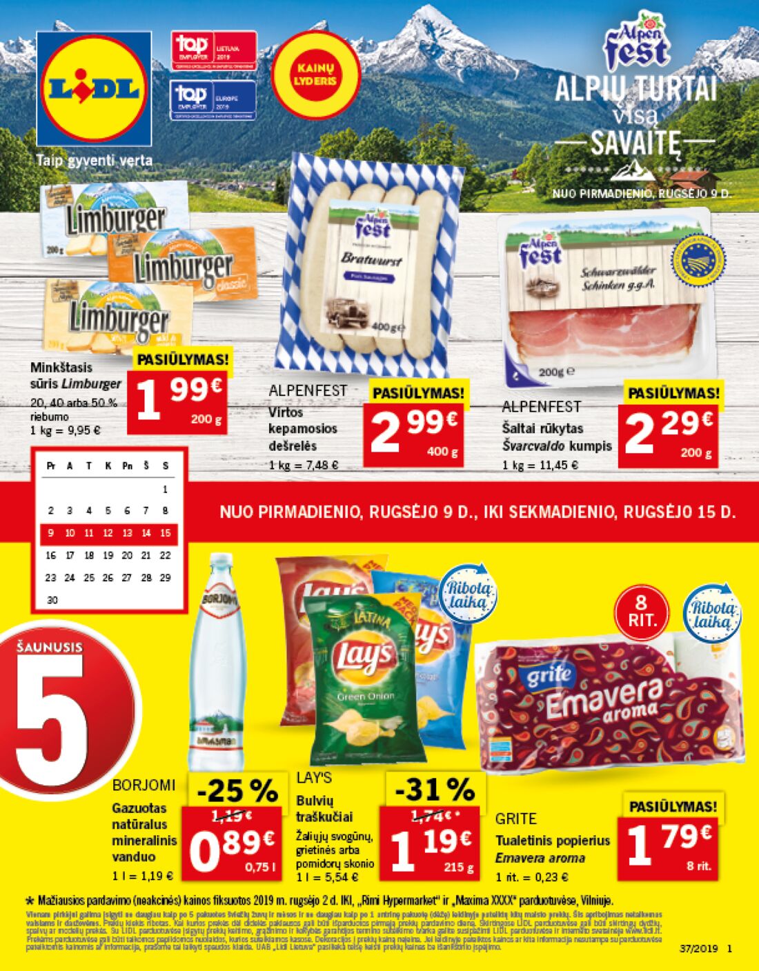 Lidl savaitinis leidinys akcijos nuo 
  2019-09-09 iki 
  2019-09-15 | Leidinukas.lt puslapis 1
