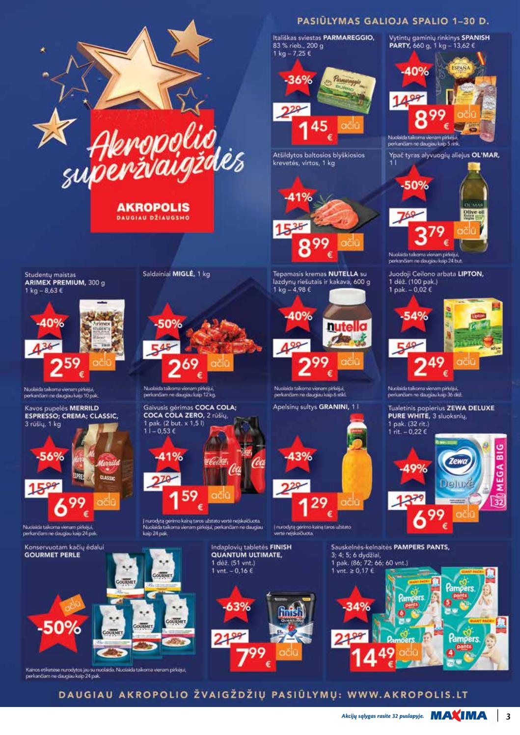 Maxima kaininis leidinys akcijos nuo 
  2020-09-29 iki 
  2020-10-05 | Leidinukas.lt puslapis 3