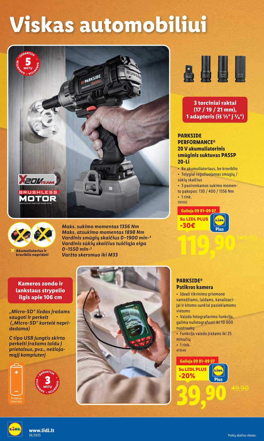 Lidl ne maisto leidinys akcijos nuo 
  2025-09-01 iki 
  2025-09-07 | Leidinukas.lt puslapis 14