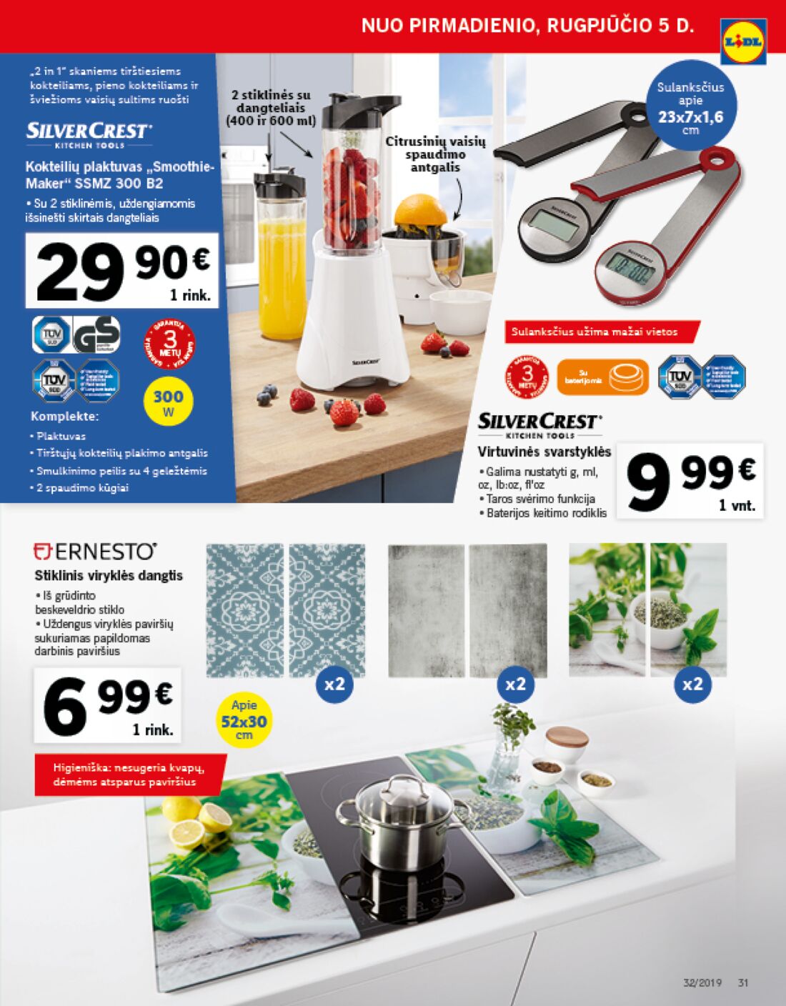 Lidl savaitinis leidinys akcijos nuo 
  2019-08-05 iki 
  2019-08-11 | Leidinukas.lt puslapis 31