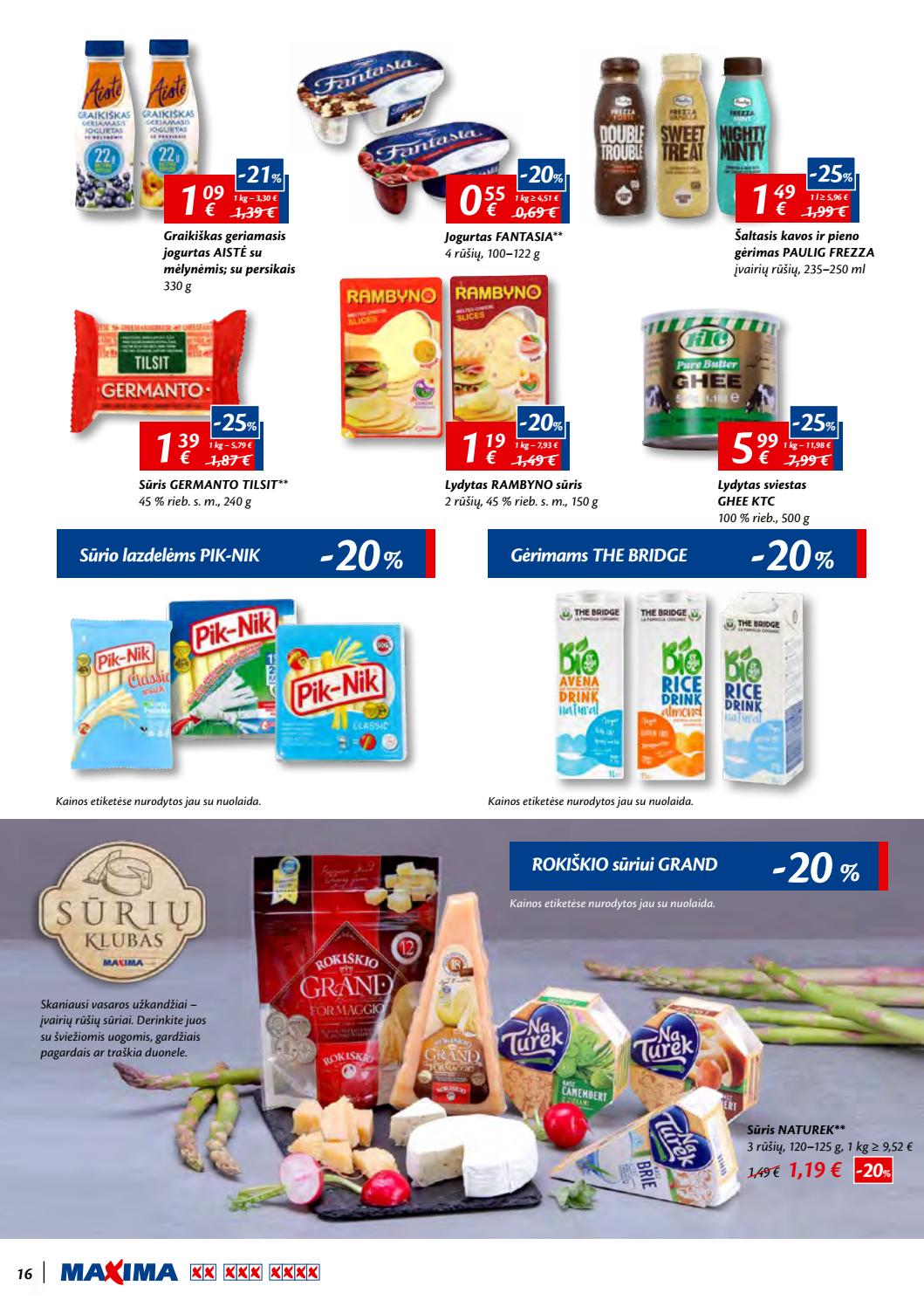 Maxima kaininis leidinys akcijos nuo 
  2019-08-01 iki 
  2019-08-14 | Leidinukas.lt puslapis 16