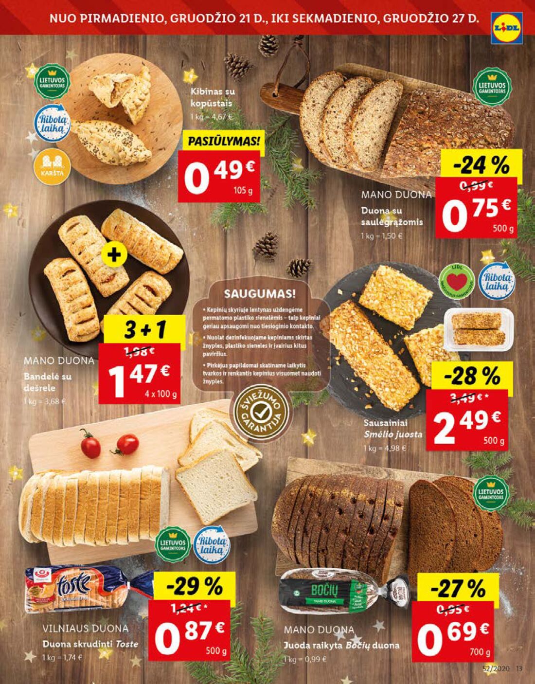 Lidl savaitinis leidinys akcijos nuo 
  2020-12-21 iki 
  2020-12-27 | Leidinukas.lt puslapis 13