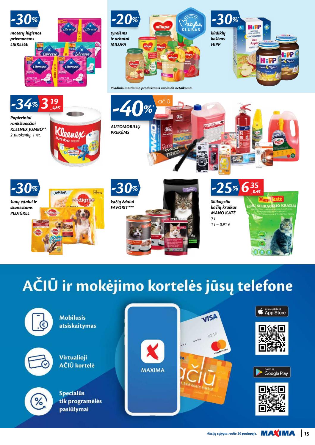Maxima kaininis leidinys akcijos nuo 
  2019-11-19 iki 
  2019-11-25 | Leidinukas.lt puslapis 15