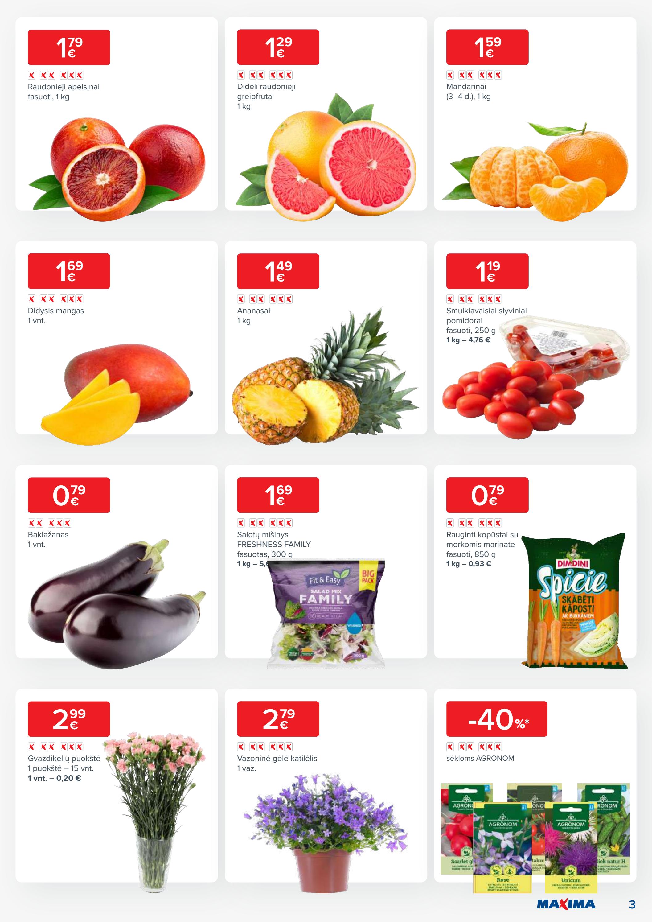Maxima kaininis leidinys akcijos nuo 
  2023-03-14 iki 
  2023-03-20 | Leidinukas.lt puslapis 3