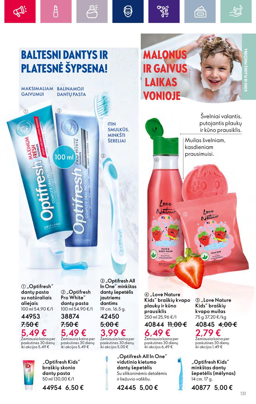 Oriflame katalogas akcijos nuo 
  2023-10-25 iki 
  2023-11-07 | Leidinukas.lt puslapis 131