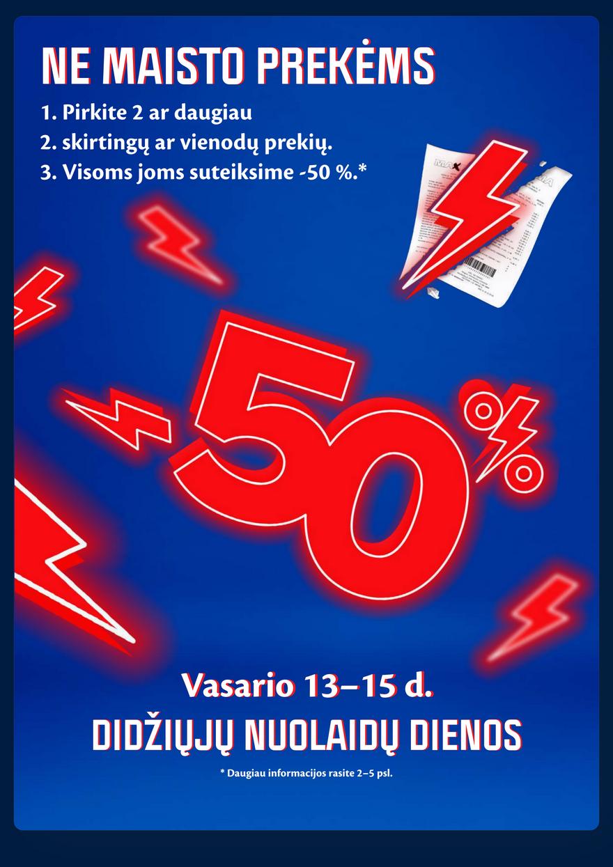 Maxima leidinys akcijos nuo 
  2026-02-10 iki 
  2026-02-16 | Leidinukas.lt puslapis 48