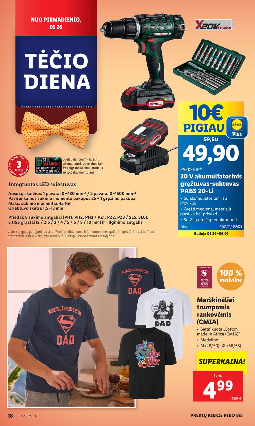 Lidl ne maisto leidinys akcijos nuo 
  2025-05-26 iki 
  2025-06-01 | Leidinukas.lt puslapis 18