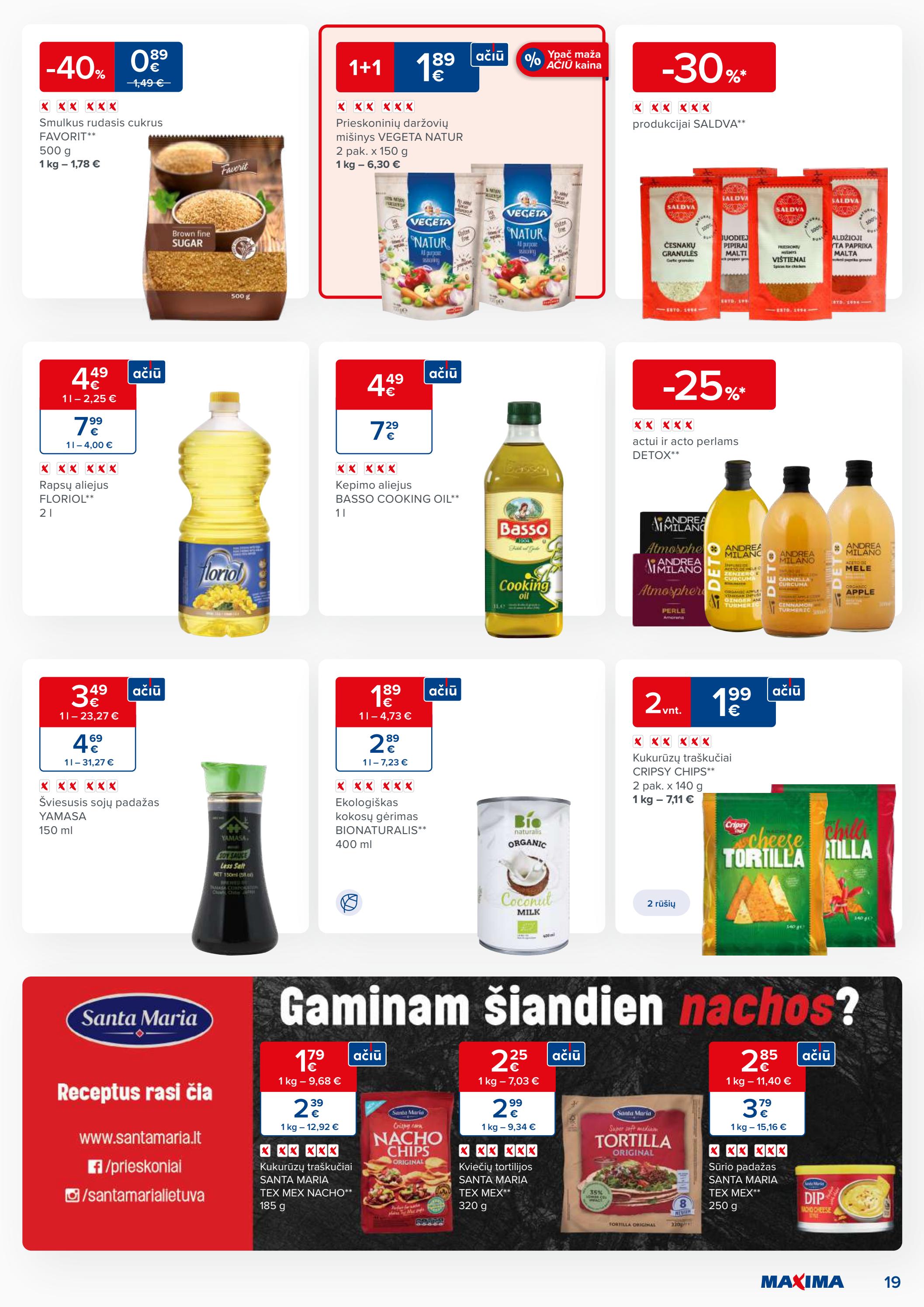 Maxima kaininis leidinys akcijos nuo 
  2023-04-11 iki 
  2023-04-17 | Leidinukas.lt puslapis 19
