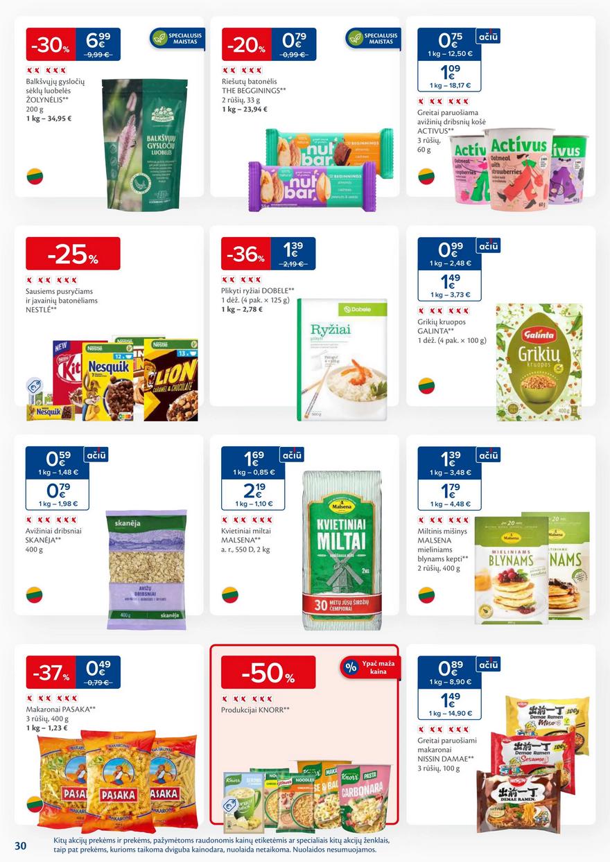 Maxima savaitinis leidinys 19 akcijos nuo 
  2025-05-06 iki 
  2025-05-12 | Leidinukas.lt puslapis 30