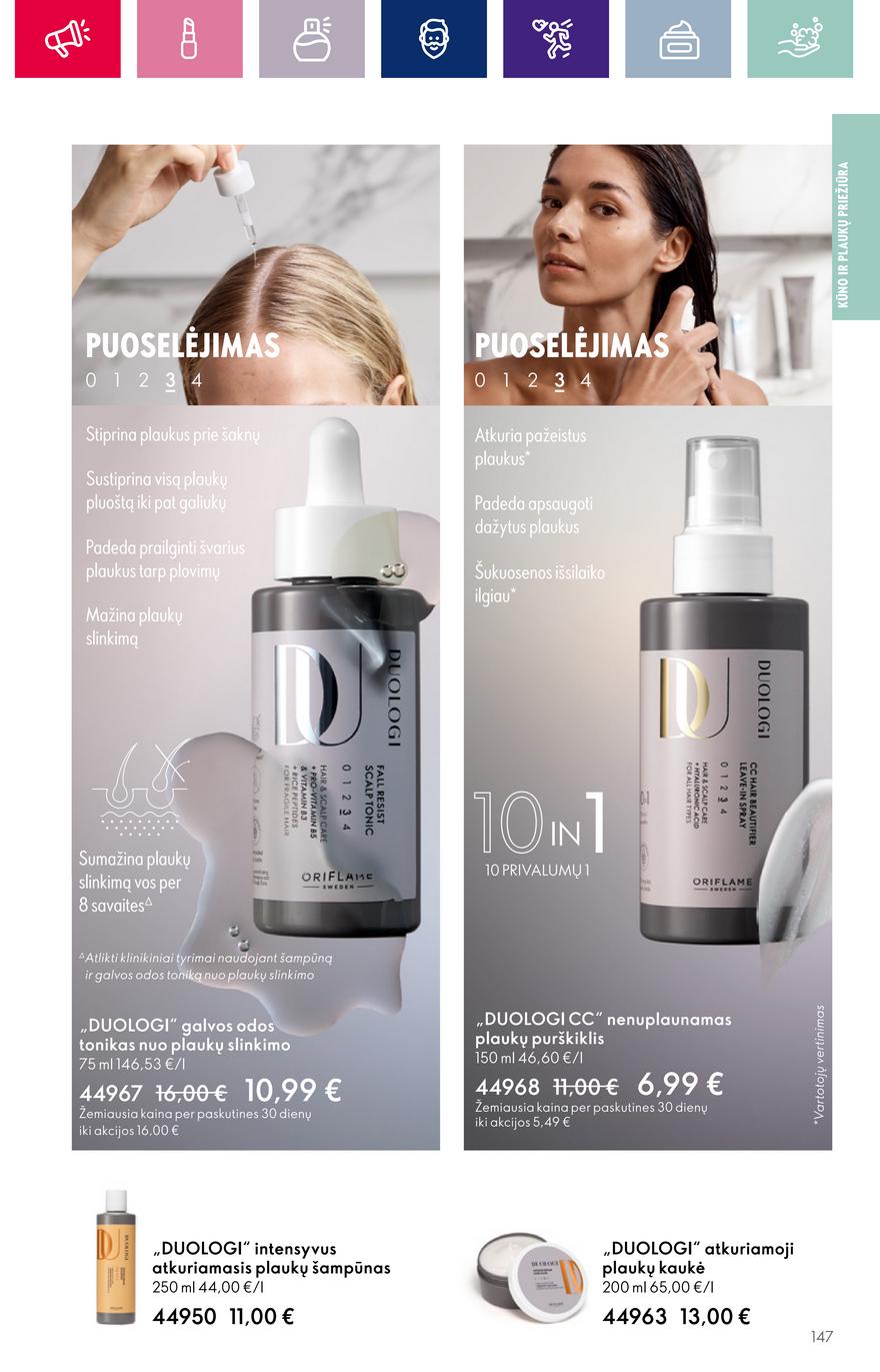 Oriflame katalogas akcijos nuo 
  2023-08-23 iki 
  2023-09-12 | Leidinukas.lt puslapis 147