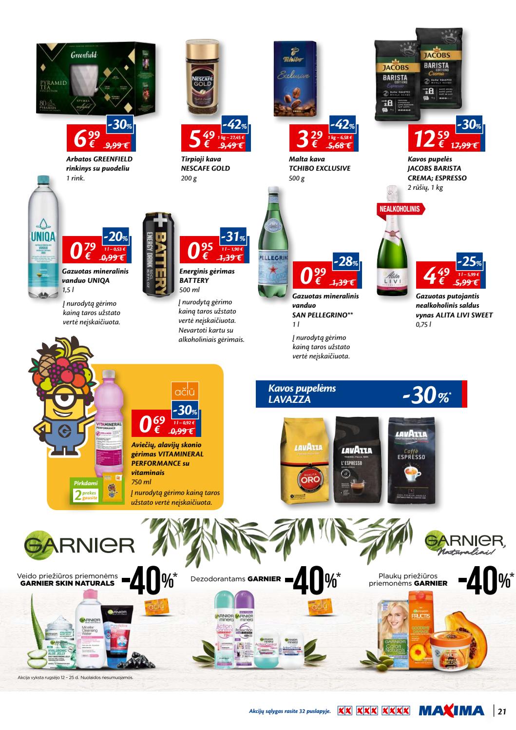 Maxima kaininis leidinys akcijos nuo 
  2019-09-12 iki 
  2019-09-25 | Leidinukas.lt puslapis 21