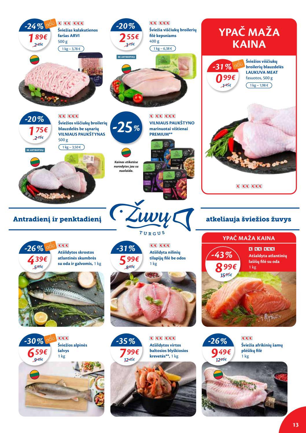 Maxima kaininis leidinys akcijos nuo 
  2021-08-31 iki 
  2021-09-06 | Leidinukas.lt puslapis 13