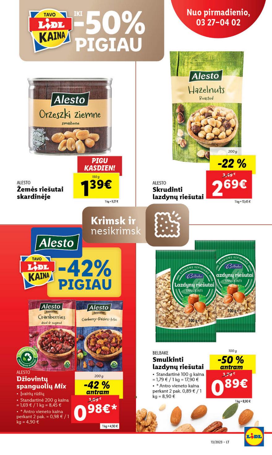 Lidl pasiūlymai akcijos nuo 
  2023-03-27 iki 
  2023-04-02 | Leidinukas.lt puslapis 57