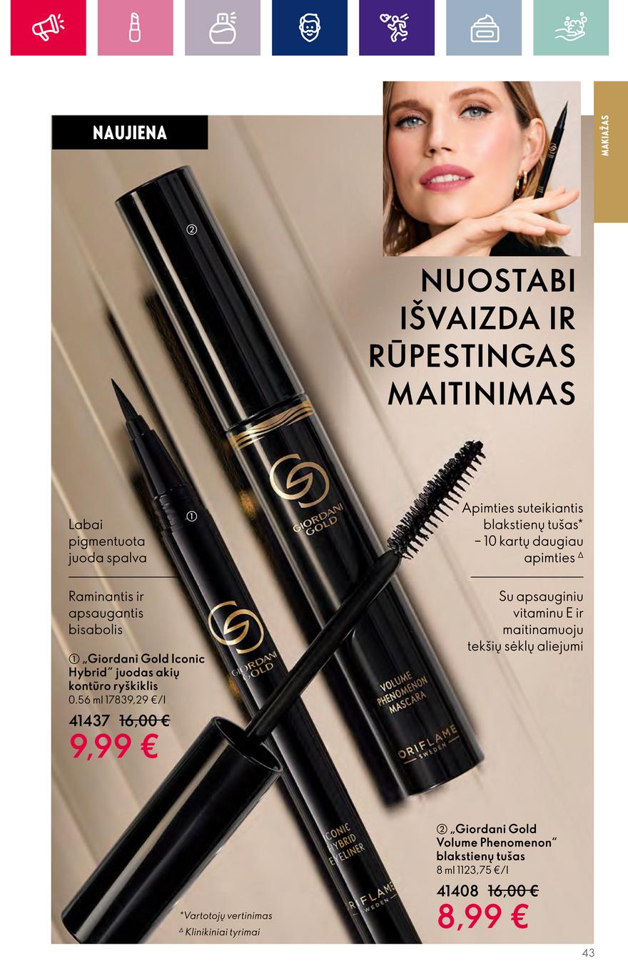 Oriflame katalogas akcijos nuo 
  2023-10-04 iki 
  2023-11-01 | Leidinukas.lt puslapis 43