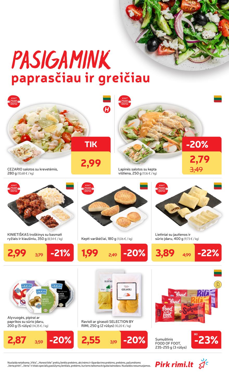 Rimi savaitinis leidinys 38 akcijos nuo
2025-09-16 iki
2025-09-22 | Leidinukas.lt puslapis 13
