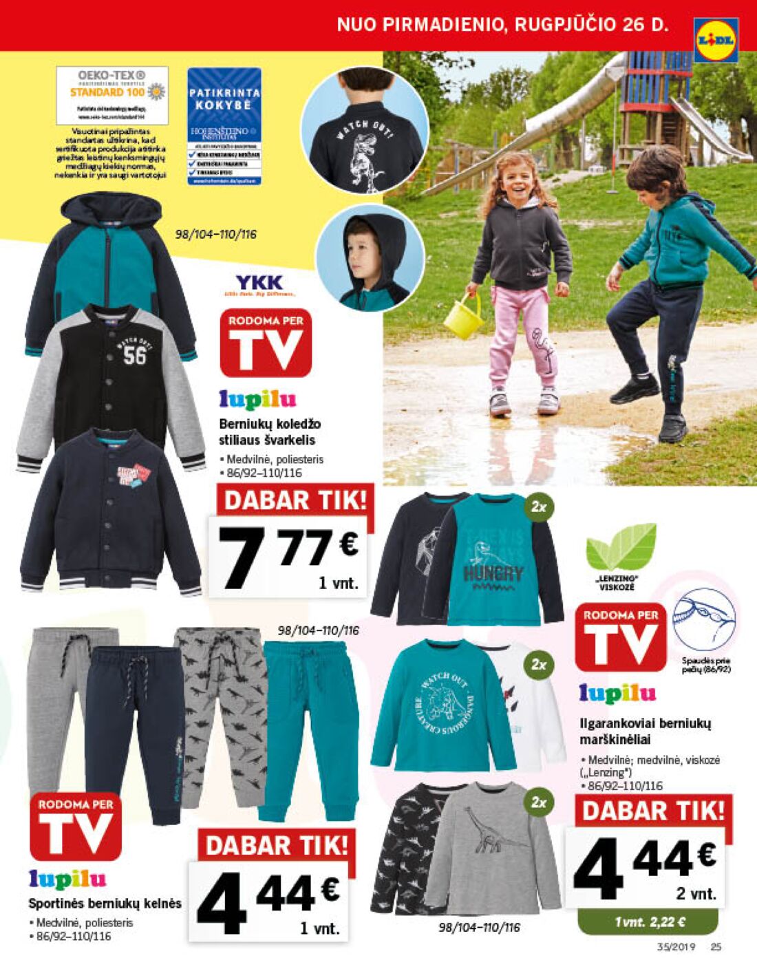 Lidl savaitinis leidinys akcijos nuo 
  2019-08-26 iki 
  2019-09-01 | Leidinukas.lt puslapis 25