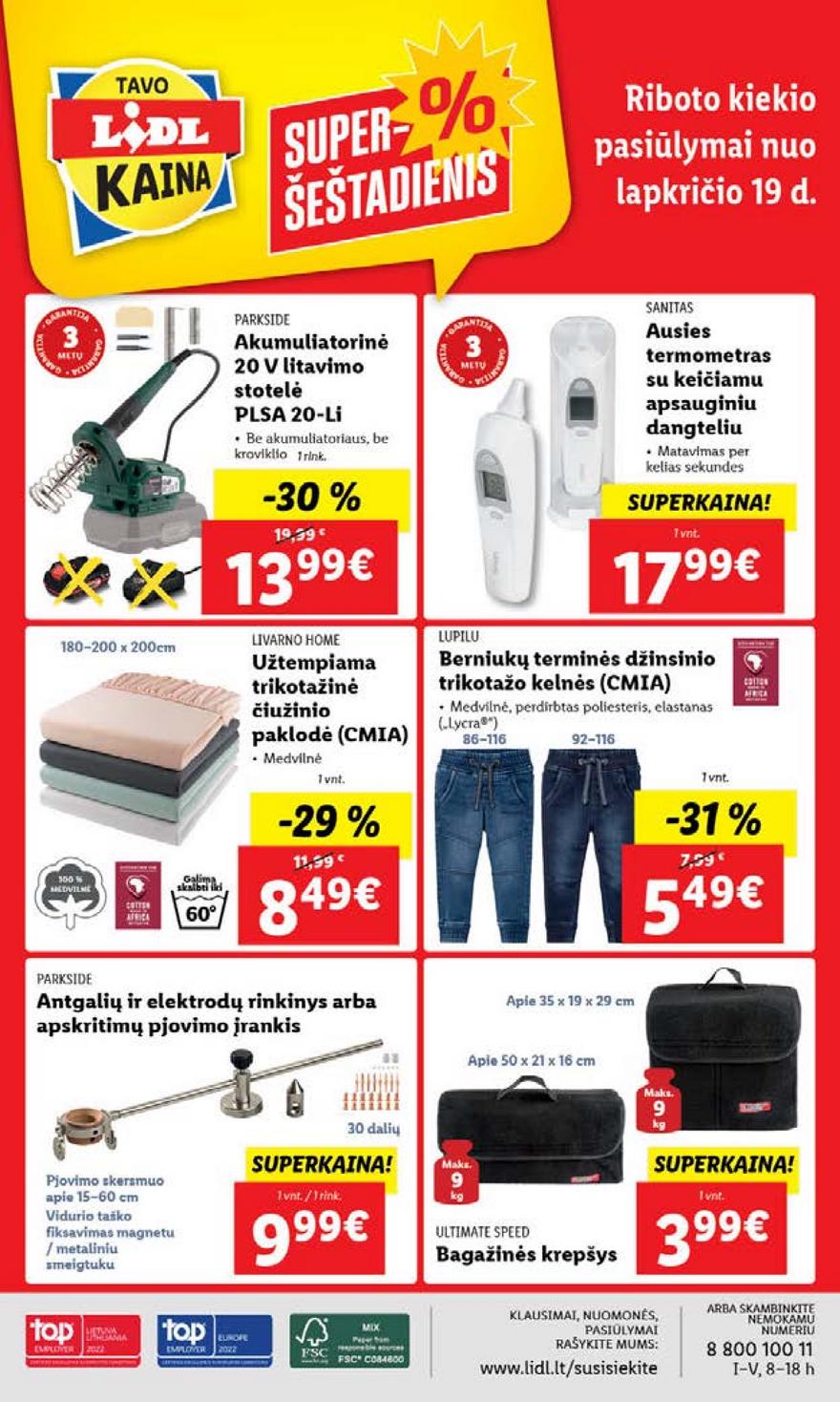 Ldil ne maisto prekių pasiūlymai akcijos nuo 
  2022-11-14 iki 
  2022-11-20 | Leidinukas.lt puslapis 32