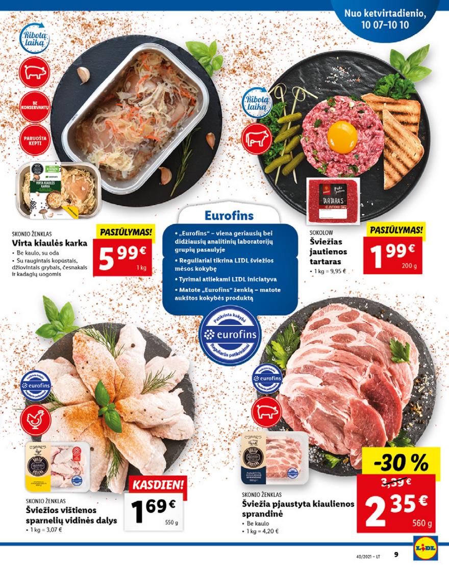 Lidl maisto prekių pasiūlymai akcijos nuo 
  2021-10-04 iki 
  2021-10-10 | Leidinukas.lt puslapis 9