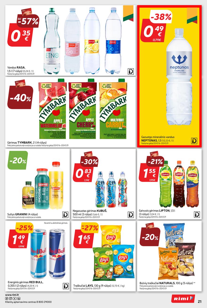 Rimi savaitinis leidinys akcijos nuo 
  2024-01-23 iki 
  2024-01-29 | Leidinukas.lt puslapis 21
