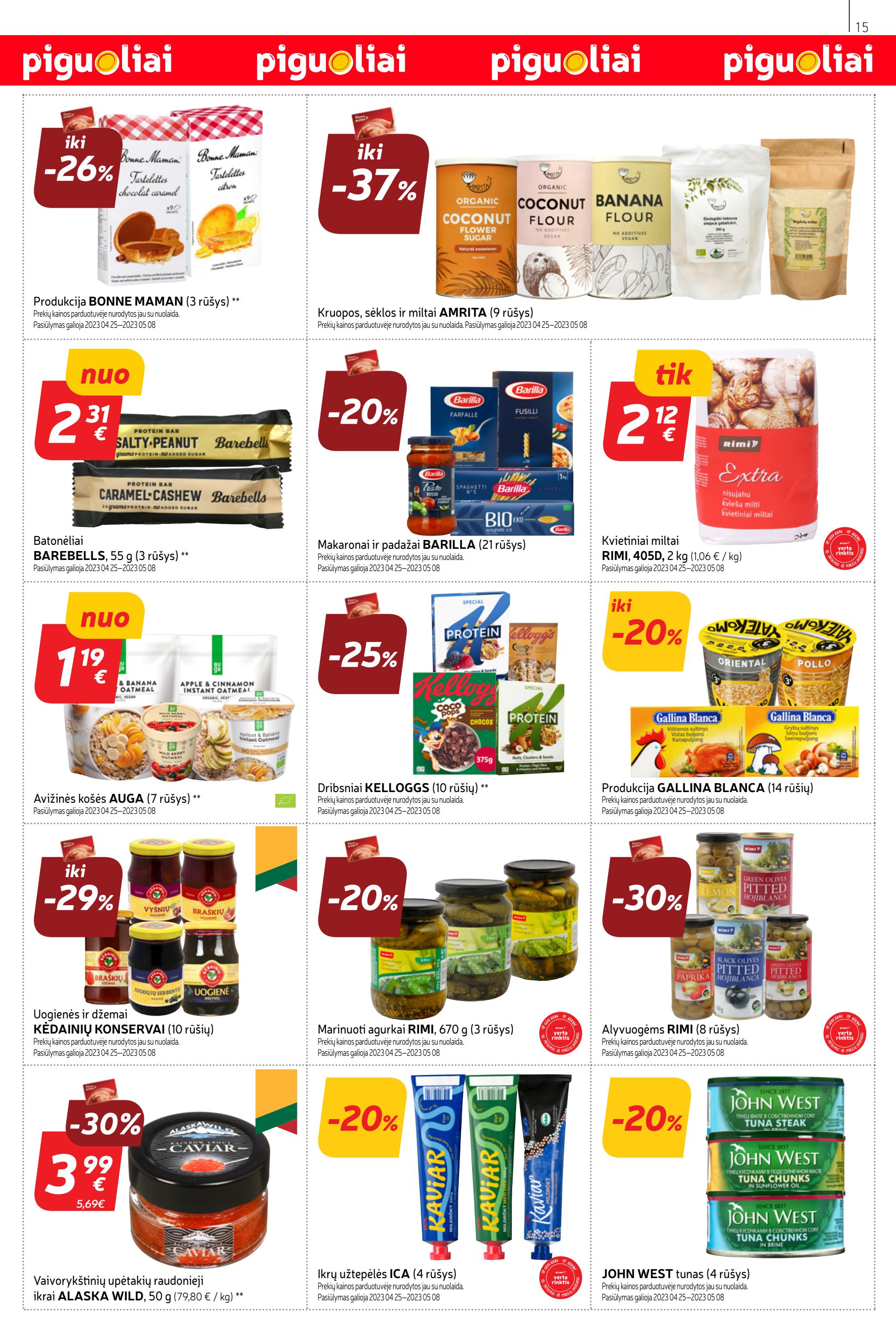 Rimi savaitinis leidinys akcijos nuo 
  2023-04-25 iki 
  2023-05-01 | Leidinukas.lt puslapis 15