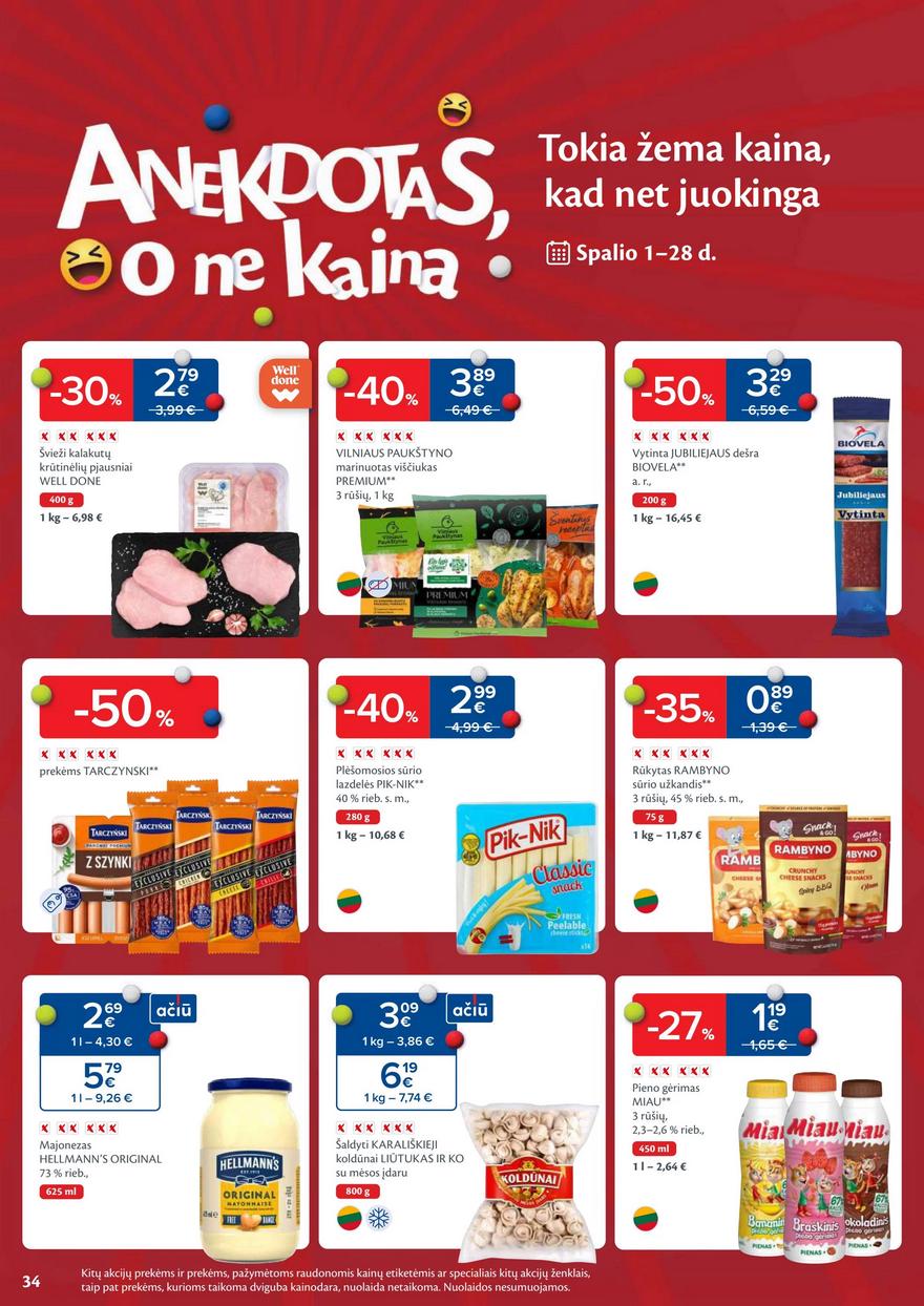 Maxima savaitinis leidinys 40 akcijos nuo 
  2024-10-01 iki 
  2024-10-07 | Leidinukas.lt puslapis 34
