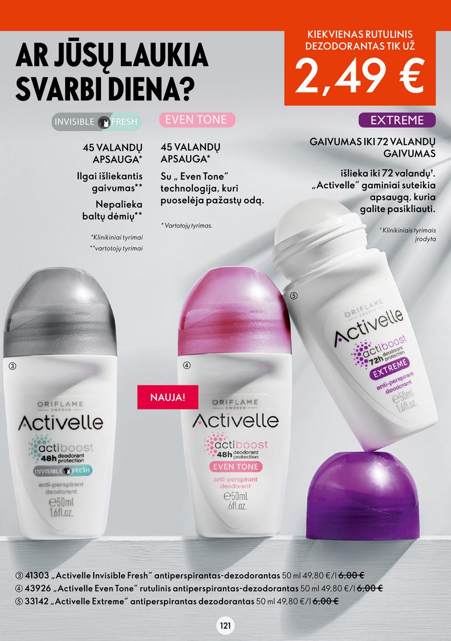 Oriflame katalogas akcijos nuo 
  2023-03-15 iki 
  2023-04-04 | Leidinukas.lt puslapis 121