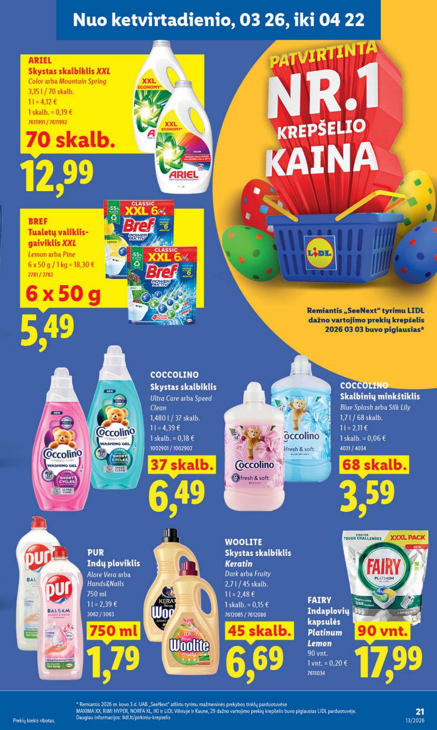 Lidl leidinys naujas akcijos nuo 
  2026-03-23 iki 
  2026-03-29 | Leidinukas.lt puslapis 23