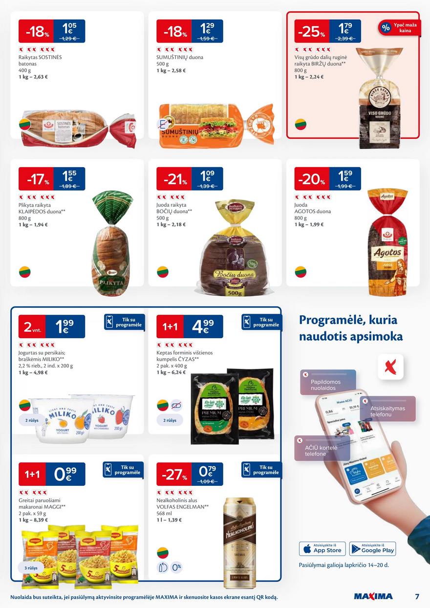 Maxima kaininis leidinys akcijos nuo 
  2023-11-14 iki 
  2023-11-20 | Leidinukas.lt puslapis 7