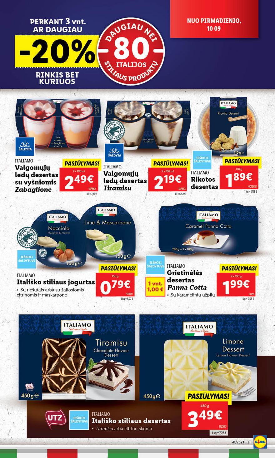 Lidl pasiūlymai akcijos nuo 
  2023-10-09 iki 
  2023-10-15 | Leidinukas.lt puslapis 28