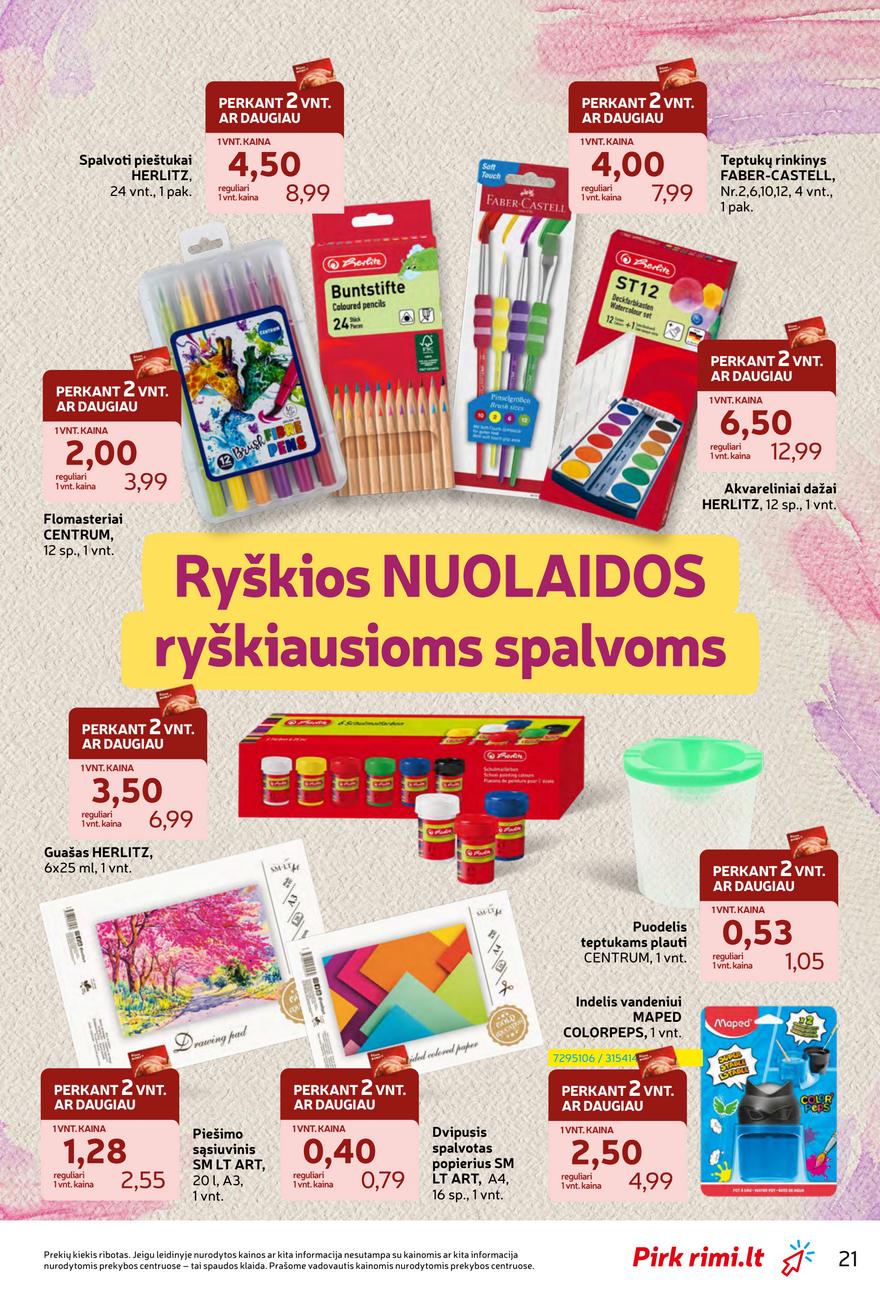Rimi mokyklinis nuolaidų leidinys akcijos nuo 
  2026-07-28 iki 
  2026-09-07 | Leidinukas.lt puslapis 21