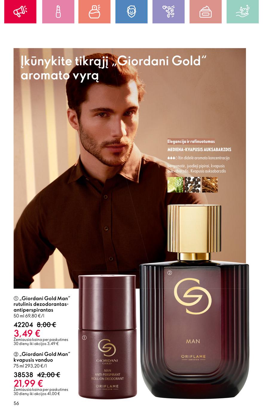 Oriflame katalogas akcijos nuo 
  2025-08-03 iki 
  2025-08-23 | Leidinukas.lt puslapis 56