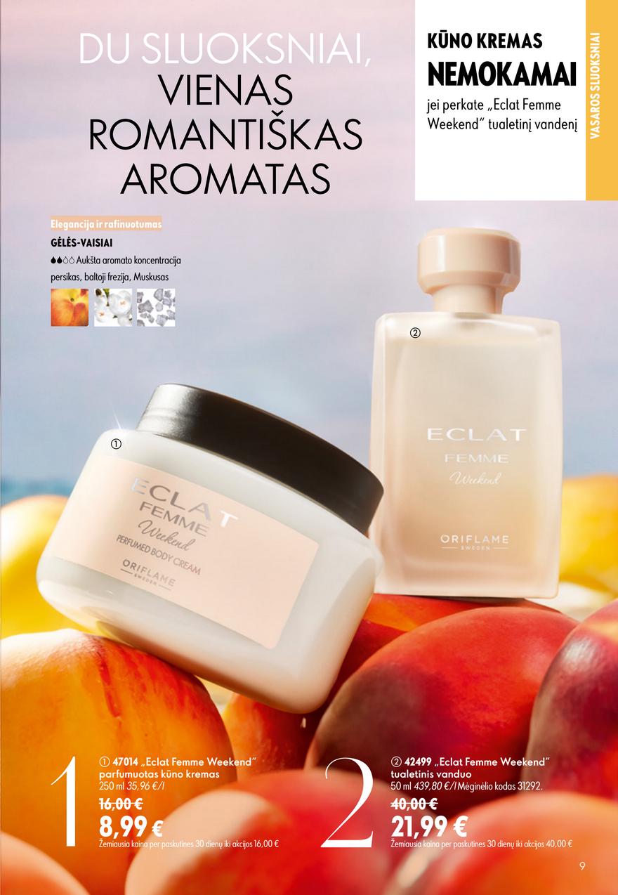 Oriflame katalogas akcijos nuo 
  2026-06-24 iki 
  2026-07-14 | Leidinukas.lt puslapis 9