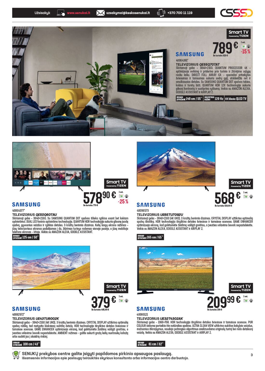 Senukai reklaminis leidinys akcijos nuo 
  2021-02-24 iki 
  2021-03-30 | Leidinukas.lt puslapis 3