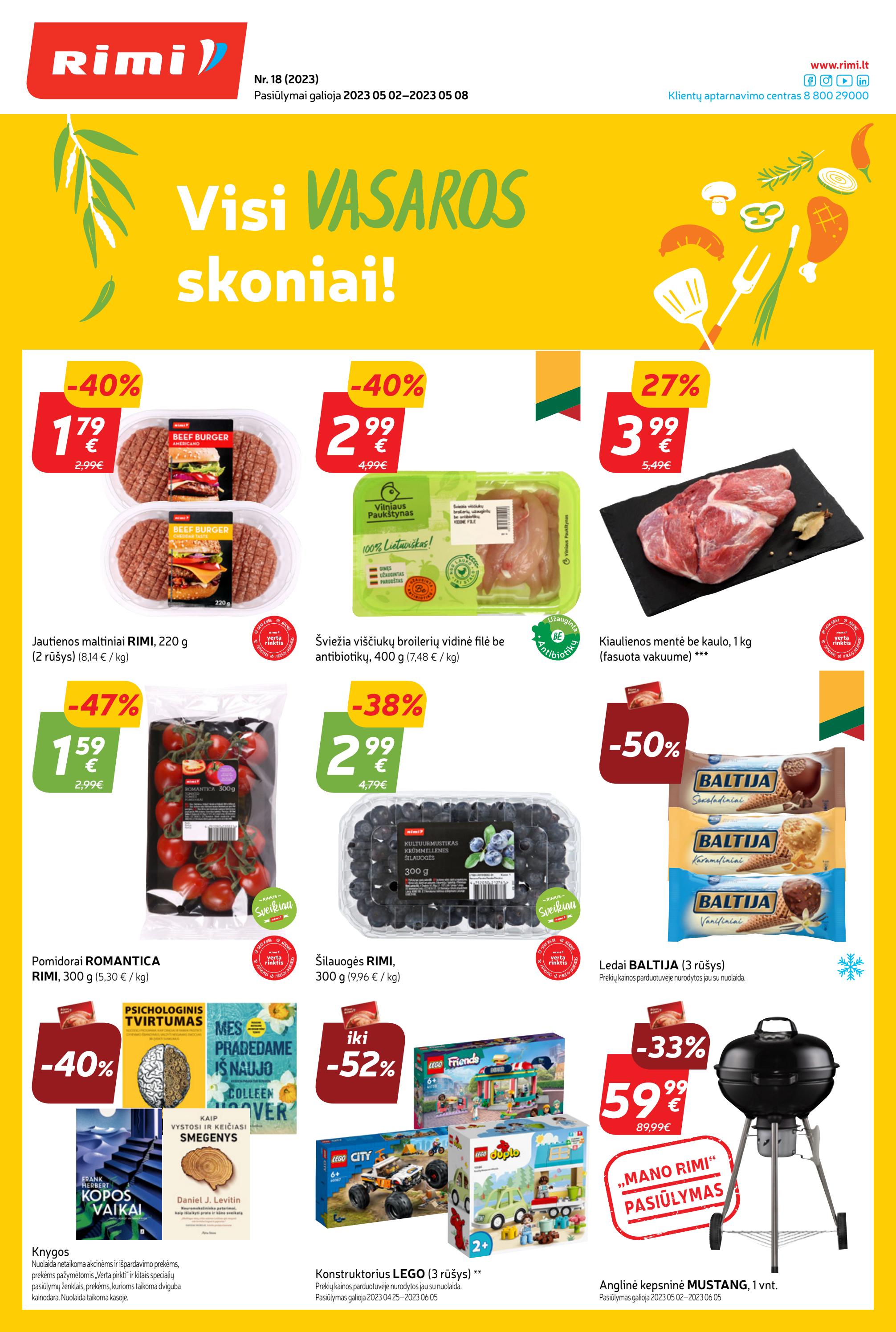 Rimi savaitinis leidinys akcijos nuo 
  2023-05-02 iki 
  2023-05-08 | Leidinukas.lt puslapis 1