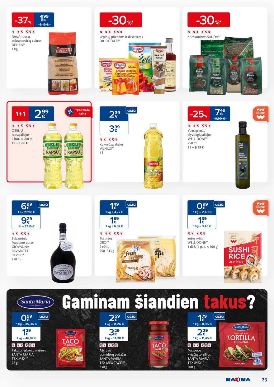 Maxima kaininis leidinys akcijos nuo 
  2024-02-13 iki 
  2024-02-19 | Leidinukas.lt puslapis 23
