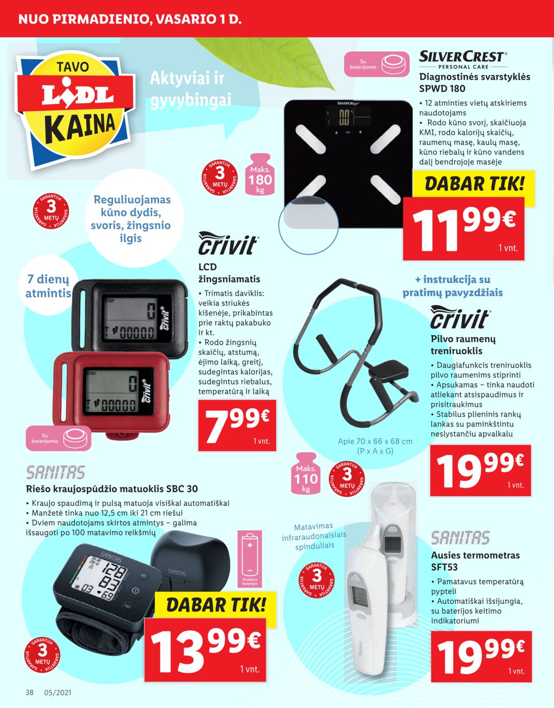 Lidl savaitinis leidinys akcijos nuo 
  2021-02-01 iki 
  2021-02-07 | Leidinukas.lt puslapis 38