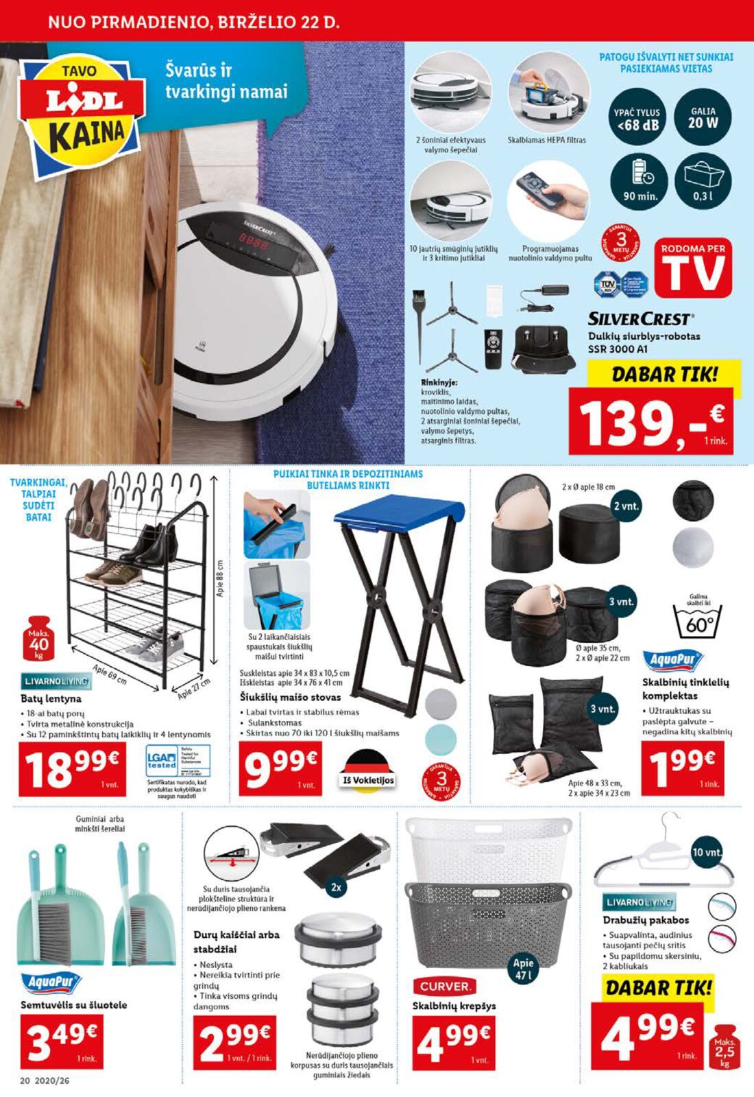 Lidl savaitinis leidinys akcijos nuo 
  2020-06-22 iki 
  2020-06-28 | Leidinukas.lt puslapis 20