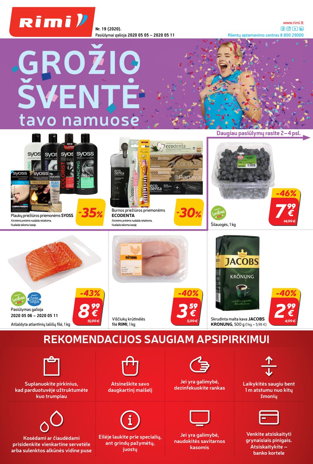 Rimi savaitinis leidinys akcijos nuo 
  2020-05-05 iki 
  2020-05-11 | Leidinukas.lt puslapis 1