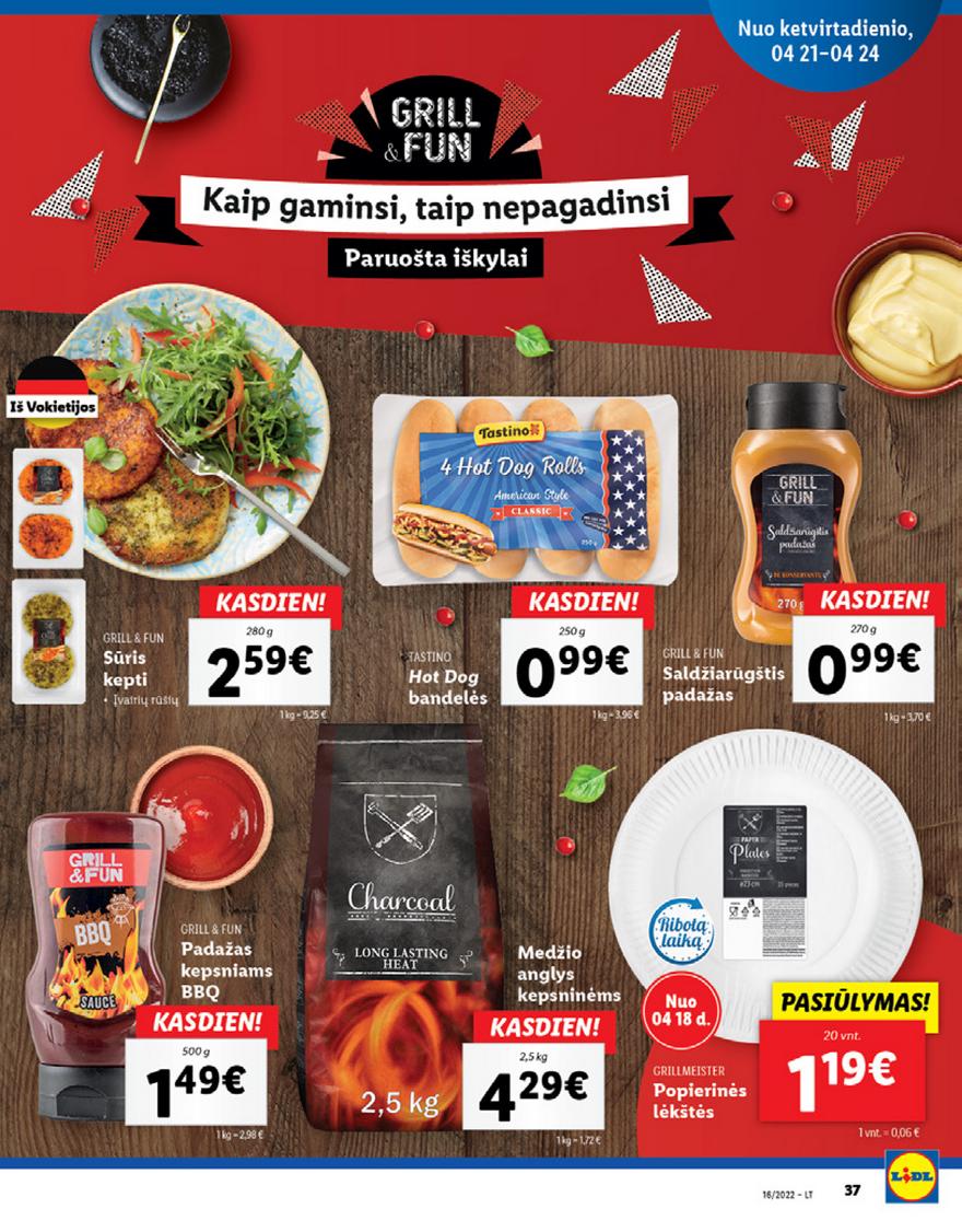 Lidl maisto prekių pasiūlymai akcijos nuo 
  2022-04-18 iki 
  2022-04-24 | Leidinukas.lt puslapis 37