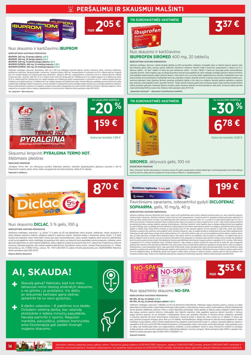 Euro vaistinė leidinys akcijos nuo 
  2022-02-01 iki 
  2022-02-28 | Leidinukas.lt puslapis 14