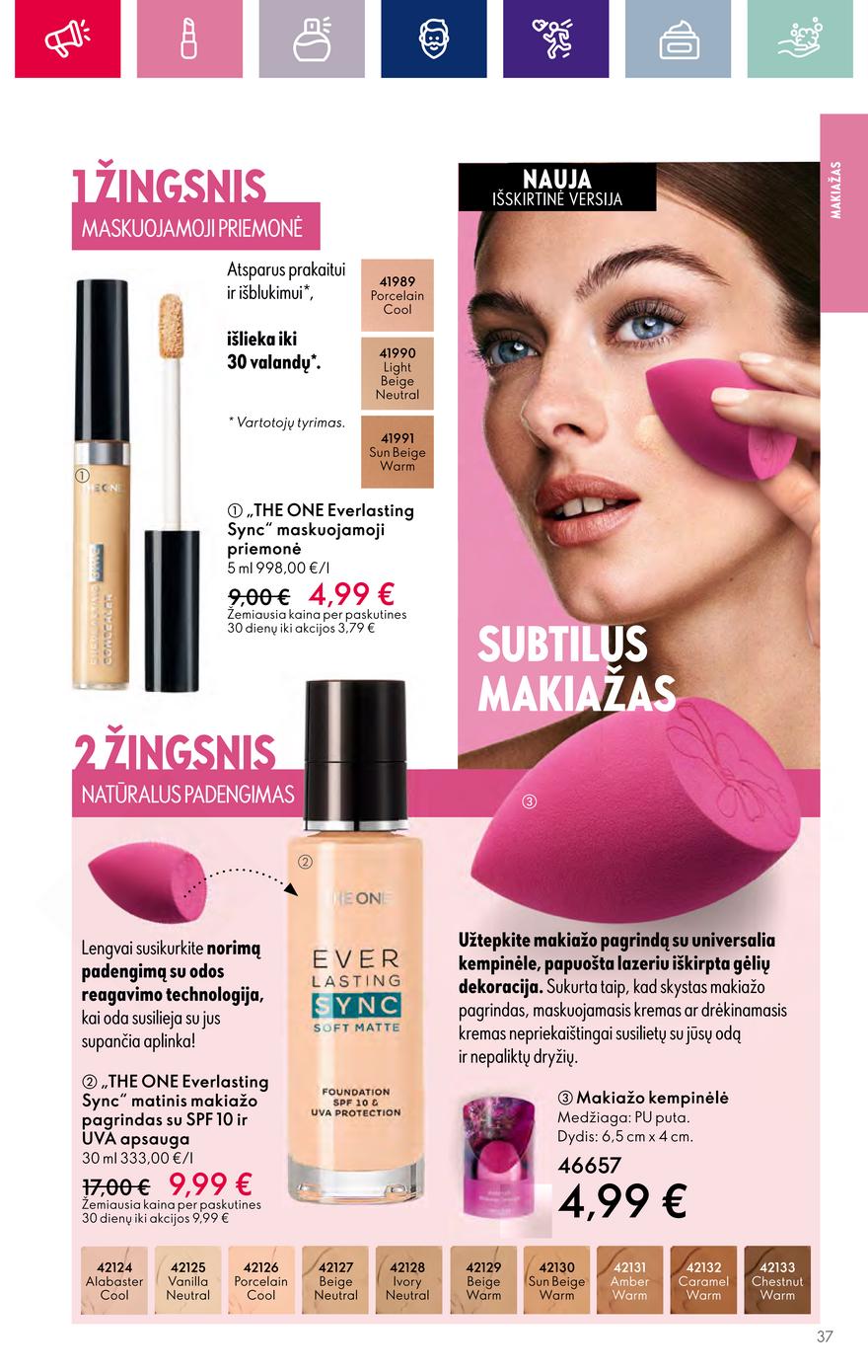 Oriflame katalogas akcijos nuo 
  2023-10-25 iki 
  2023-11-07 | Leidinukas.lt puslapis 37