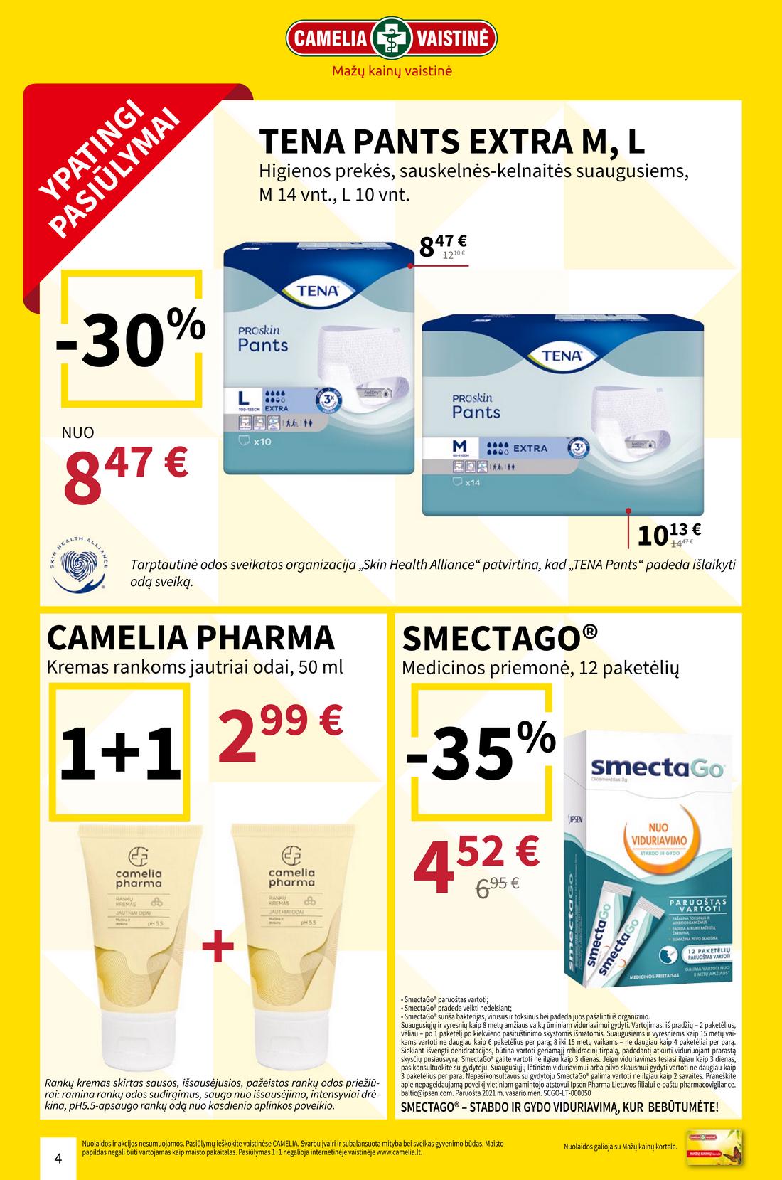 Camelia balandžio leidinys akcijos nuo
2021-04-01 iki
2021-04-30 | Leidinukas.lt puslapis 4