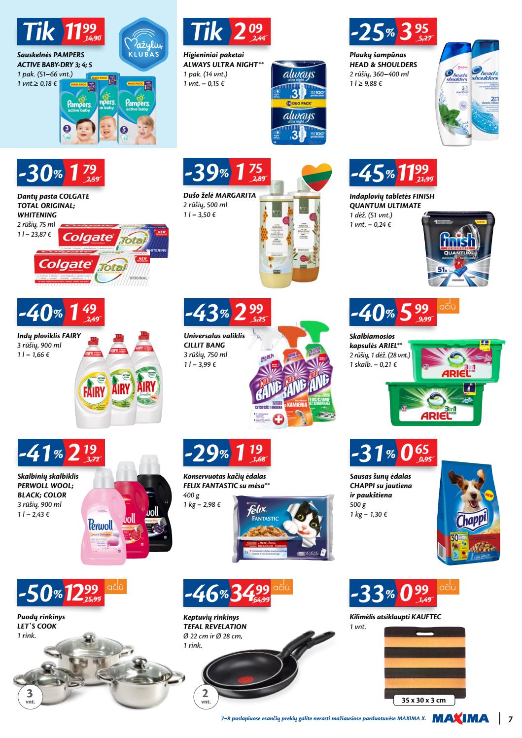 Maxima kaininis leidinys akcijos nuo 
  2020-04-07 iki 
  2020-04-13 | Leidinukas.lt puslapis 7