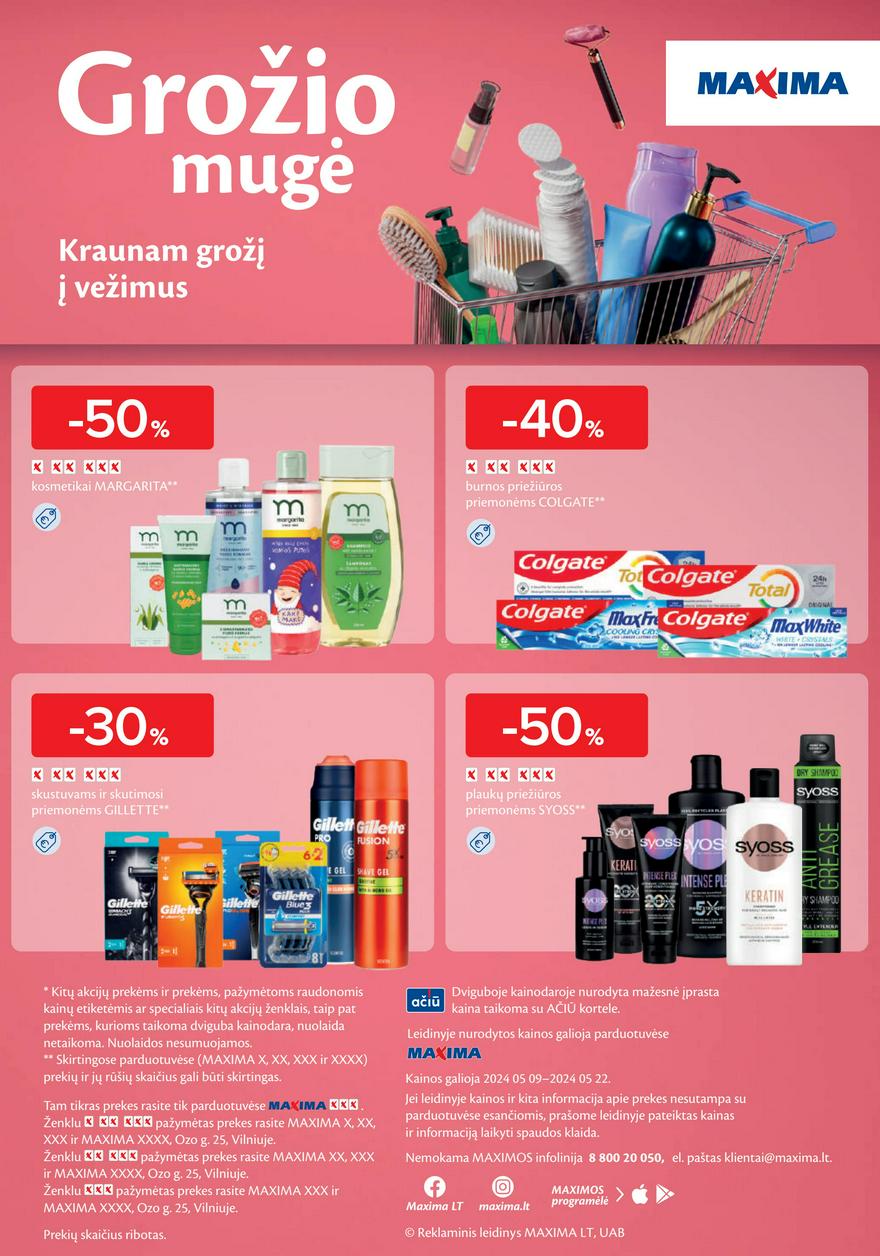Maxima leidinys akcijos nuo 
  2024-05-09 iki 
  2024-05-22 | Leidinukas.lt puslapis 68