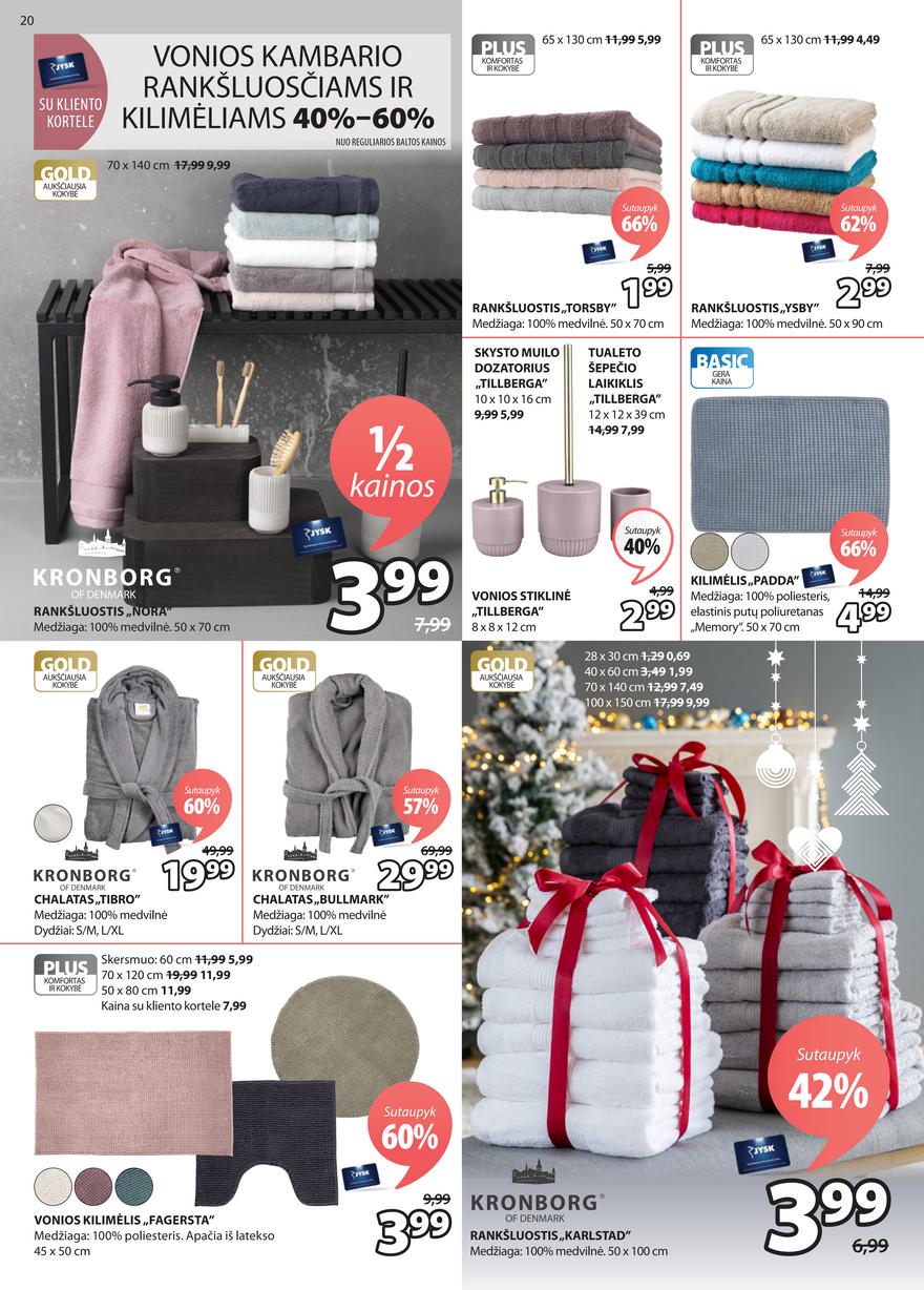 Jysk leidinys akcijos nuo 
  2021-12-14 iki 
  2022-01-03 | Leidinukas.lt puslapis 20