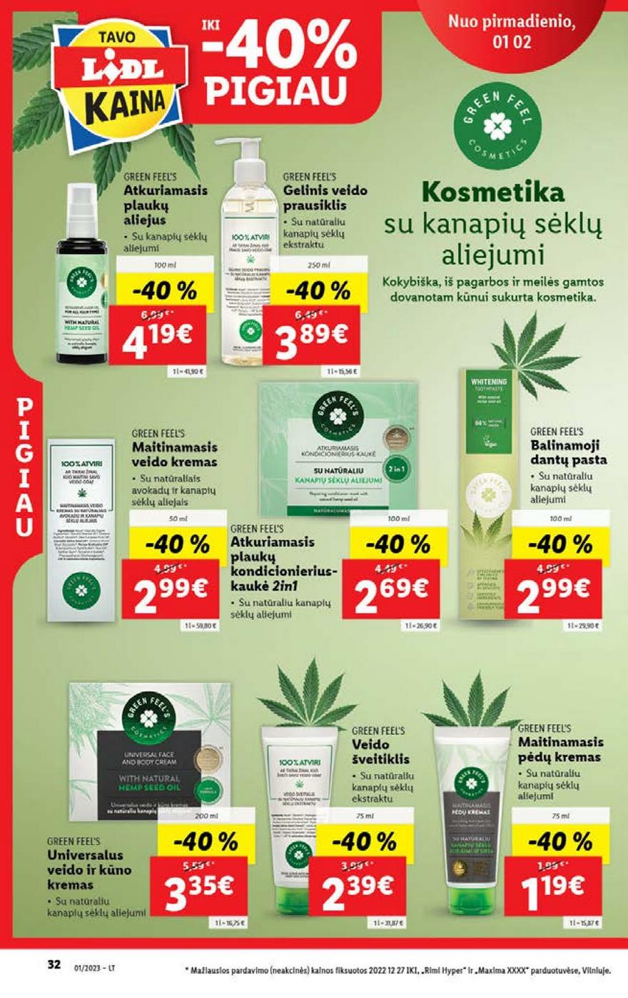 Ldil maisto leidinys akcijos nuo 
  2023-01-02 iki 
  2023-01-08 | Leidinukas.lt puslapis 32
