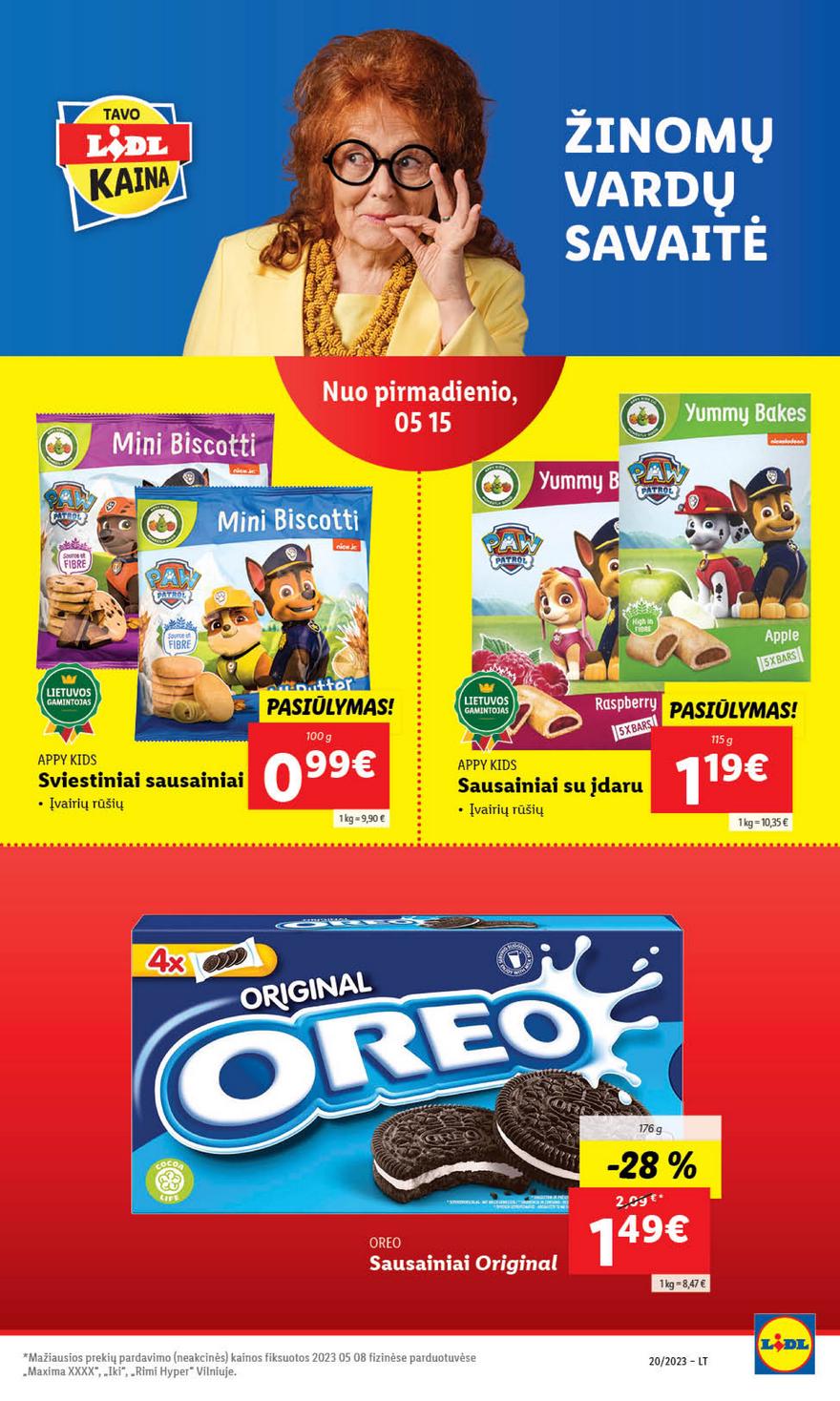 Lidl maisto prekių pasiūlymai akcijos nuo 
  2023-05-15 iki 
  2023-05-21 | Leidinukas.lt puslapis 40